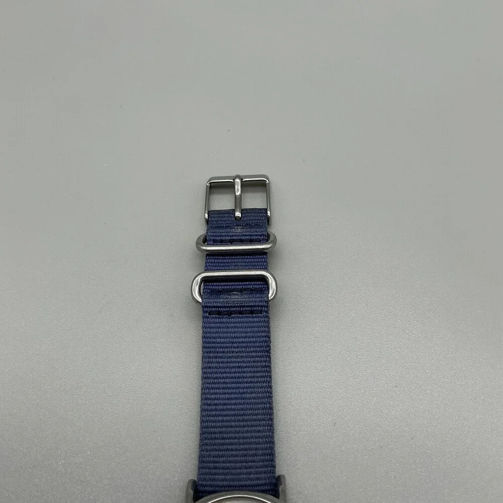 Timex Weekender Indiglo WR 30M Womens Watch 31mm Blue Nylon Strap New Battery